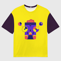 Футболка оверсайз мужская Абстрактный персонаж, цвет: 3D-принт