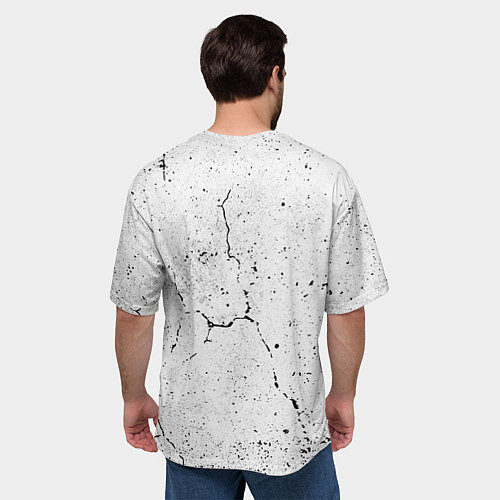 Мужская футболка оверсайз BANKSY БЭНКСИ следуй за своим сердцем / 3D-принт – фото 4