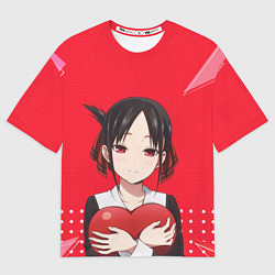 Футболка оверсайз мужская Kaguya Heart, цвет: 3D-принт