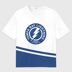 Футболка оверсайз мужская Tampa Bay Lightning NHL, цвет: 3D-принт