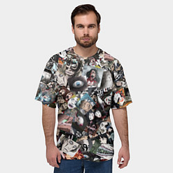 Футболка оверсайз мужская Ito Junji Collection, цвет: 3D-принт — фото 2