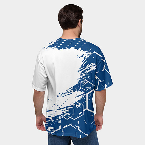 Мужская футболка оверсайз Форд ford / 3D-принт – фото 4