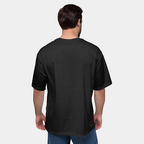 Мужская футболка оверсайз Ford форд крбон / 3D-принт – фото 4