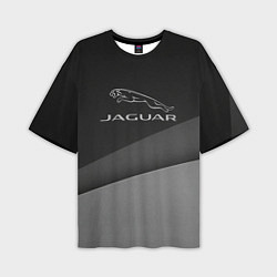 Футболка оверсайз мужская JAGUR оттенки серого, цвет: 3D-принт
