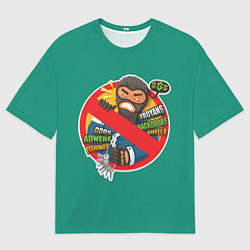 Футболка оверсайз мужская Взломщик, цвет: 3D-принт