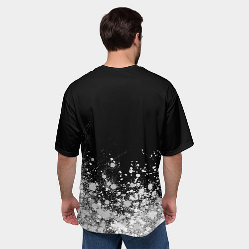 Мужская футболка оверсайз DYING LIGHT 2 Краска / 3D-принт – фото 4