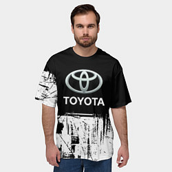 Футболка оверсайз мужская Toyota sport, цвет: 3D-принт — фото 2