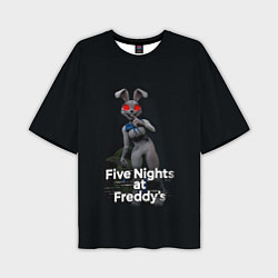 Футболка оверсайз мужская Five Nights at Freddys: Security Breach - кролик В, цвет: 3D-принт