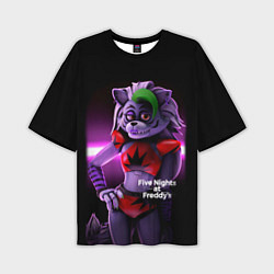 Футболка оверсайз мужская Five Nights at Freddys: Security Breach Волчица Ро, цвет: 3D-принт