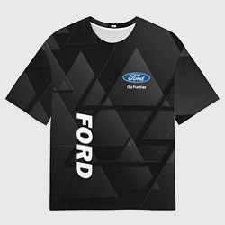 Мужская футболка оверсайз Ford Форд Треугольники