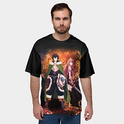 Футболка оверсайз мужская Рафталия и Наофуми, цвет: 3D-принт — фото 2