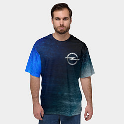 Футболка оверсайз мужская OPEL Графика, цвет: 3D-принт — фото 2