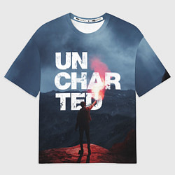 Футболка оверсайз мужская Uncharted Анчартед На картах не значится, цвет: 3D-принт