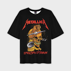 Футболка оверсайз мужская METALLICA - HARVESTER OF SORROW, цвет: 3D-принт