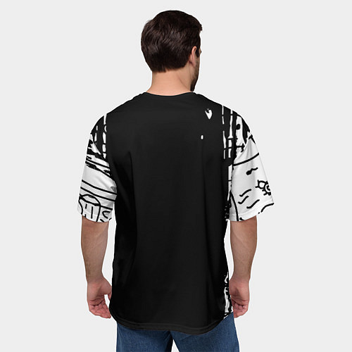 Мужская футболка оверсайз Die antwoord / 3D-принт – фото 4