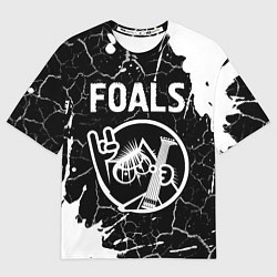 Футболка оверсайз мужская Foals КОТ Краска, цвет: 3D-принт