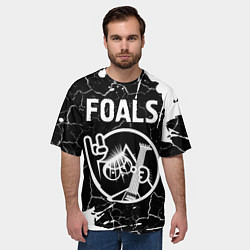 Футболка оверсайз мужская Foals КОТ Краска, цвет: 3D-принт — фото 2