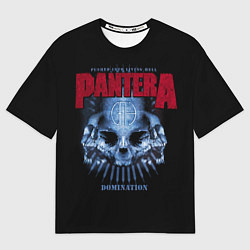 Футболка оверсайз мужская Pantera Domination, цвет: 3D-принт