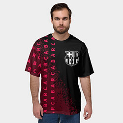 Футболка оверсайз мужская БАРСА Арт, цвет: 3D-принт — фото 2
