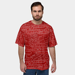 Футболка оверсайз мужская День Победы 9 мая, цвет: 3D-принт — фото 2