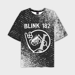 Футболка оверсайз мужская Blink 182 КОТ Спрей, цвет: 3D-принт