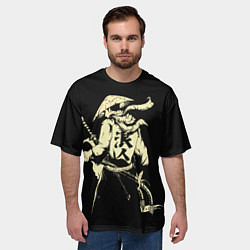 Футболка оверсайз мужская Ниндзя-воин, цвет: 3D-принт — фото 2