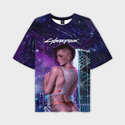Мужская футболка оверсайз Sexy Vi Cyberpunk2077