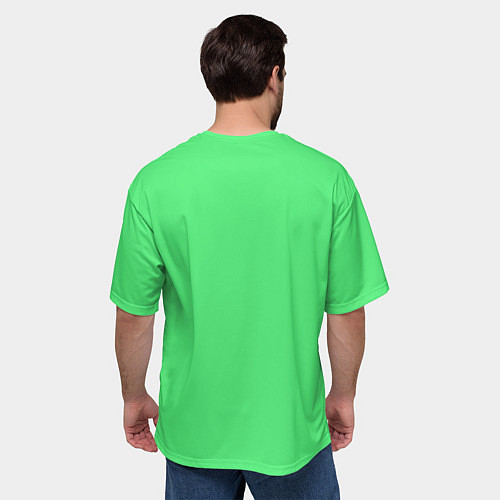 Мужская футболка оверсайз ПИЛЮЛЯ НА СКЕЙТБОРДЕ / 3D-принт – фото 4