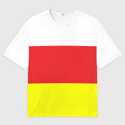 Мужская футболка оверсайз СЕВЕРНАЯ ОСЕТИЯ РЕСПУБЛИКА