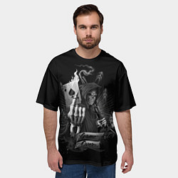 Футболка оверсайз мужская Игра окончена но это не точно, цвет: 3D-принт — фото 2