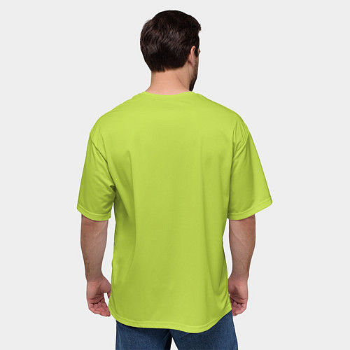 Мужская футболка оверсайз КРАСНЫЙ ДРАКОНЧИК / 3D-принт – фото 4