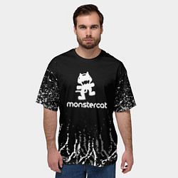 Футболка оверсайз мужская Monstercat, цвет: 3D-принт — фото 2