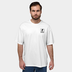 Футболка оверсайз мужская CS:GO - Defuse Angel Graffiti, цвет: 3D-принт — фото 2