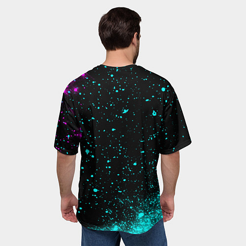 Мужская футболка оверсайз Виктор Россия / 3D-принт – фото 4