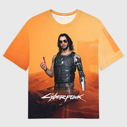 Футболка оверсайз мужская Vi cyberpunk 2077, цвет: 3D-принт
