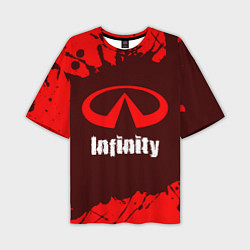Мужская футболка оверсайз INFINITI Infinity Краска