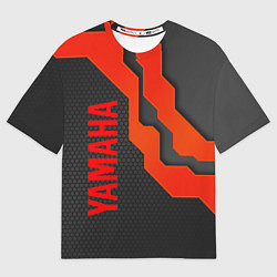 Футболка оверсайз мужская YAMAHA ЯМАХА - БРОНЯ, цвет: 3D-принт