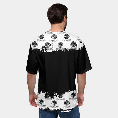 Мужская футболка оверсайз Overlord паттерн / 3D-принт – фото 4