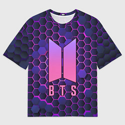 Футболка оверсайз мужская BTS СОТЫ, цвет: 3D-принт