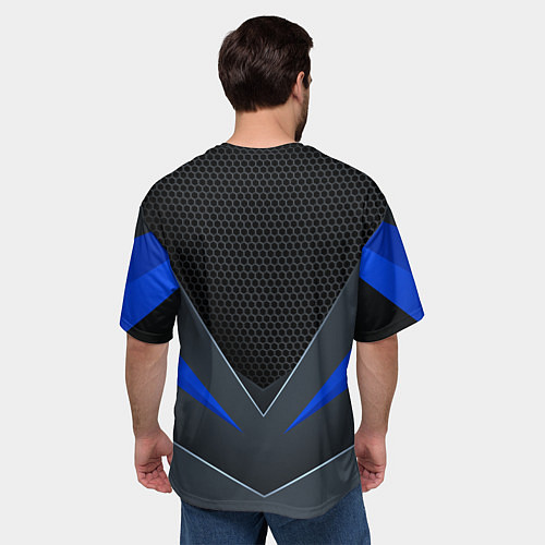 Мужская футболка оверсайз CHANGAN - TECHNOLOGY ARMOR / 3D-принт – фото 4