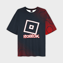 Мужская футболка оверсайз Roblox : logo