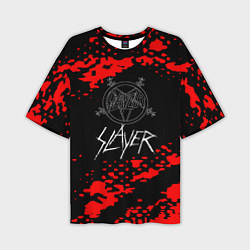 Футболка оверсайз мужская Slayer - Reign in Blood, цвет: 3D-принт