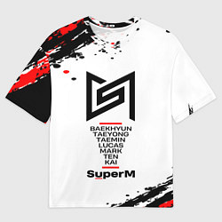 Мужская футболка оверсайз SuperM суперМ