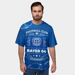 Футболка оверсайз мужская Bayer 04 FC 1, цвет: 3D-принт — фото 2