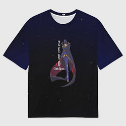 Мужская футболка оверсайз Code Geass Зеро