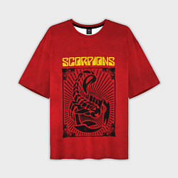 Футболка оверсайз мужская Scorpions Rock Believer, цвет: 3D-принт