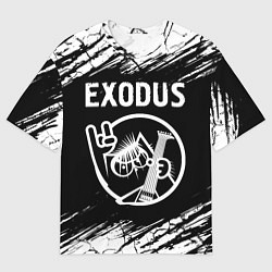 Футболка оверсайз мужская Exodus КОТ Краски, цвет: 3D-принт