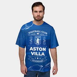 Футболка оверсайз мужская Aston Villa FC 1, цвет: 3D-принт — фото 2