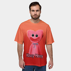 Футболка оверсайз мужская КИССИ МИССИ KISSY MISSY, цвет: 3D-принт — фото 2