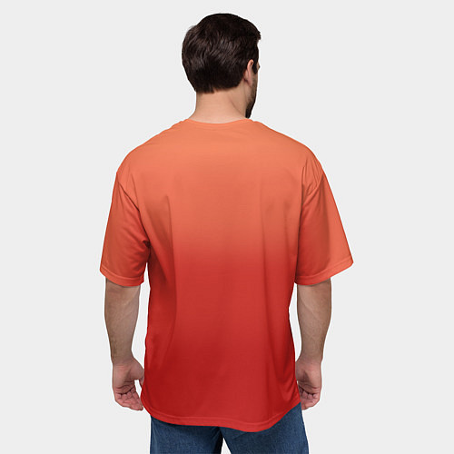 Мужская футболка оверсайз КИССИ МИССИ KISSY MISSY / 3D-принт – фото 4